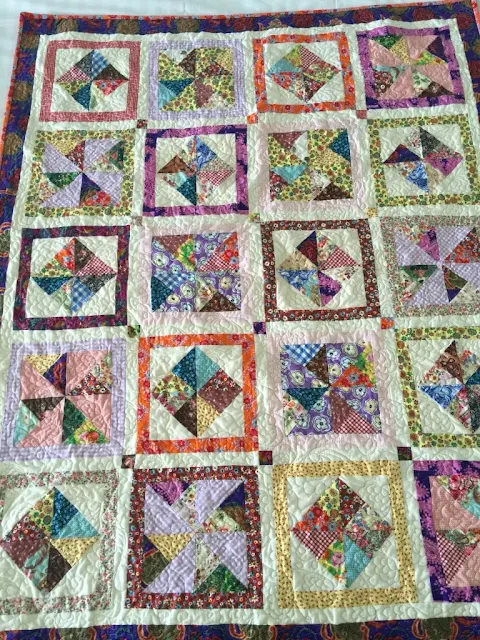 framing pinwheels quilt