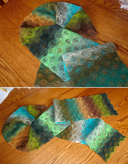 Morning Surf Scarf - Free Pattern 