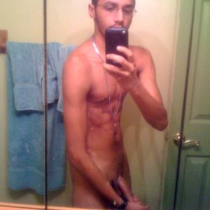 Naked guys with iphones