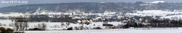 MAIZIERES (54) - Un village sous la neige