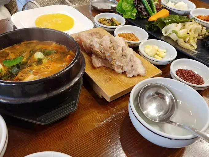 제주 성산읍 돔베고기 맛집 '옛날옛적'
