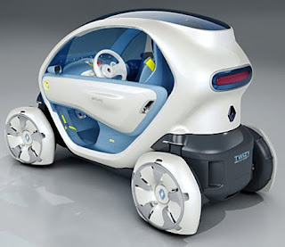 One seater urban city vehicle futuristic Concept Car