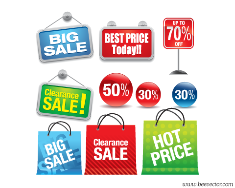 Aivector Sales Promotion Icon Set