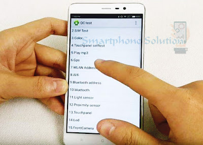 cara cek touchscreen hp xiaomi yang error