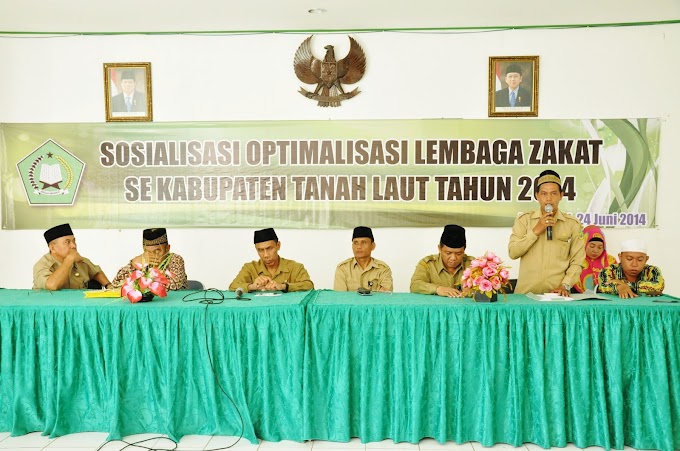 Sosialisasi Optimilisasi Lembaga Zakat Kab. Tanah laut