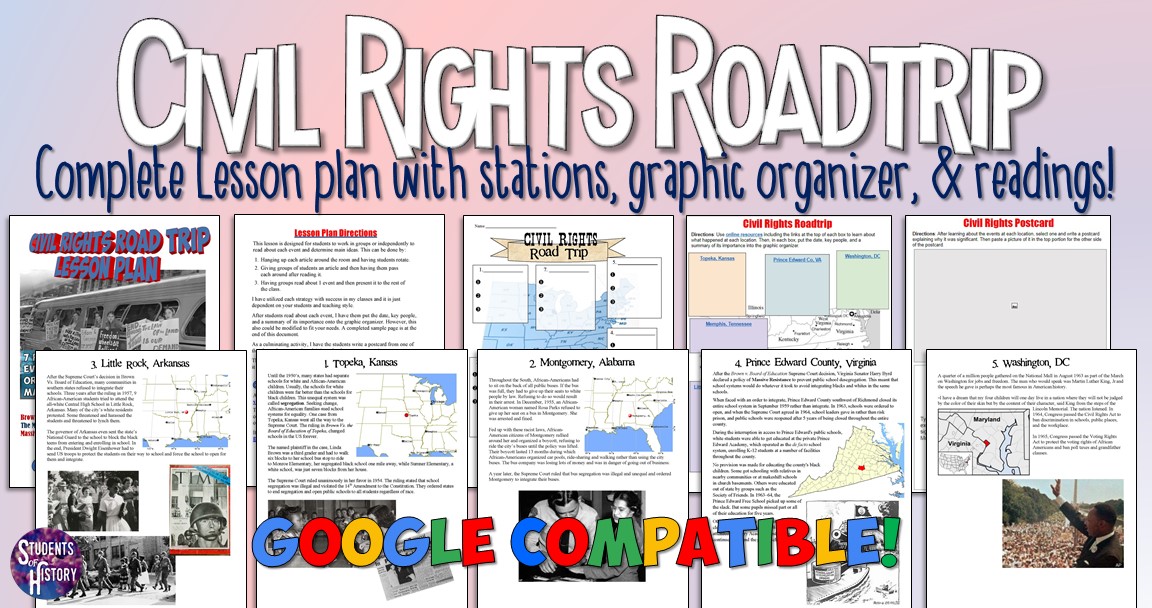 Students of History: Civil Rights Movement Lesson Plan with ...