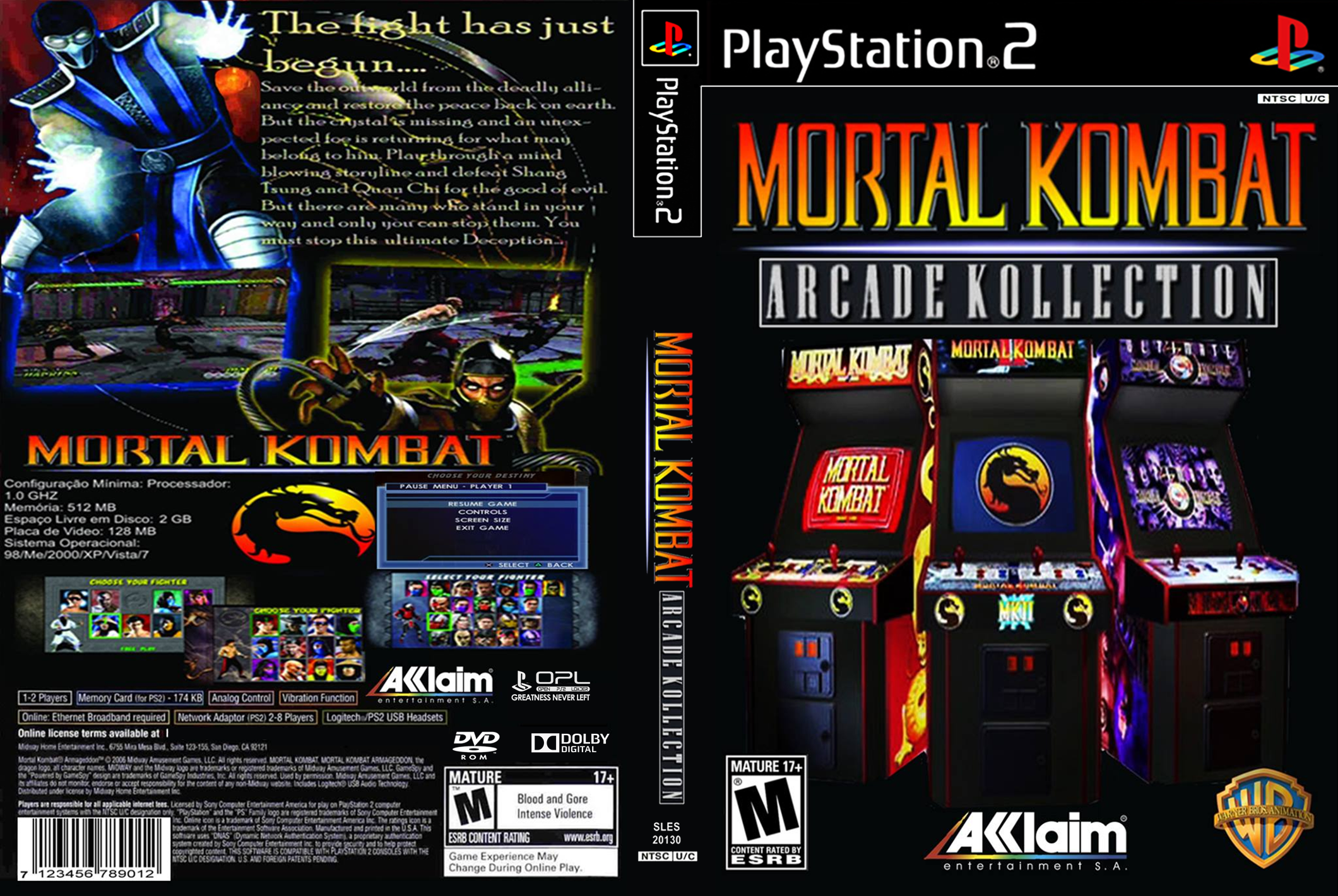 Tradução Mortal Kombat: Arcade Kollection
