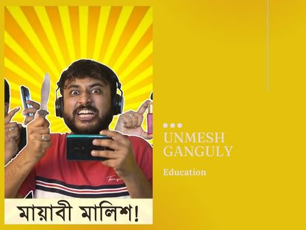 Unmesh Ganguly (Bankura Memes Short) Education