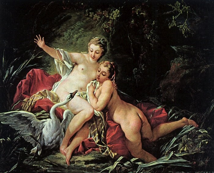 françois boucher leda et le cygne