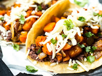 BLACK BEAN & SWEET POTATO TACOS