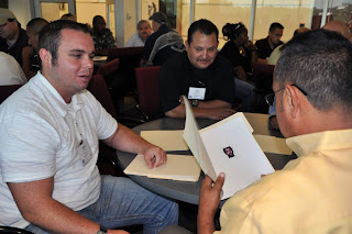 Police trainers test the sequential method of photo lineups recommended in a model policy developed by LEMIT.