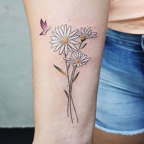 Tatuagens de flores para as mulheres