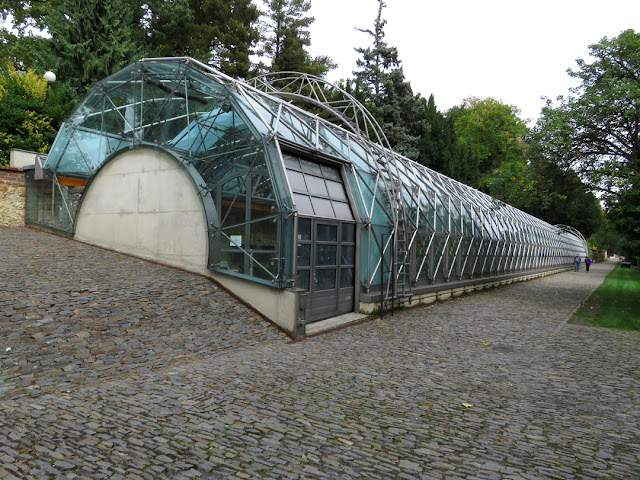 The new Orangery by Eva Jiřičná, Královská zahrada, Royal Garden, Pražský hrad, Prague Castle, Hradčany, Castle District, Prague