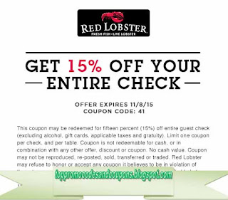 Free Printable Red Lobster Coupons