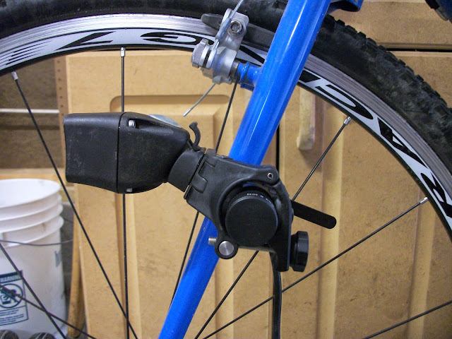 DIY Fork Bike Light Mount