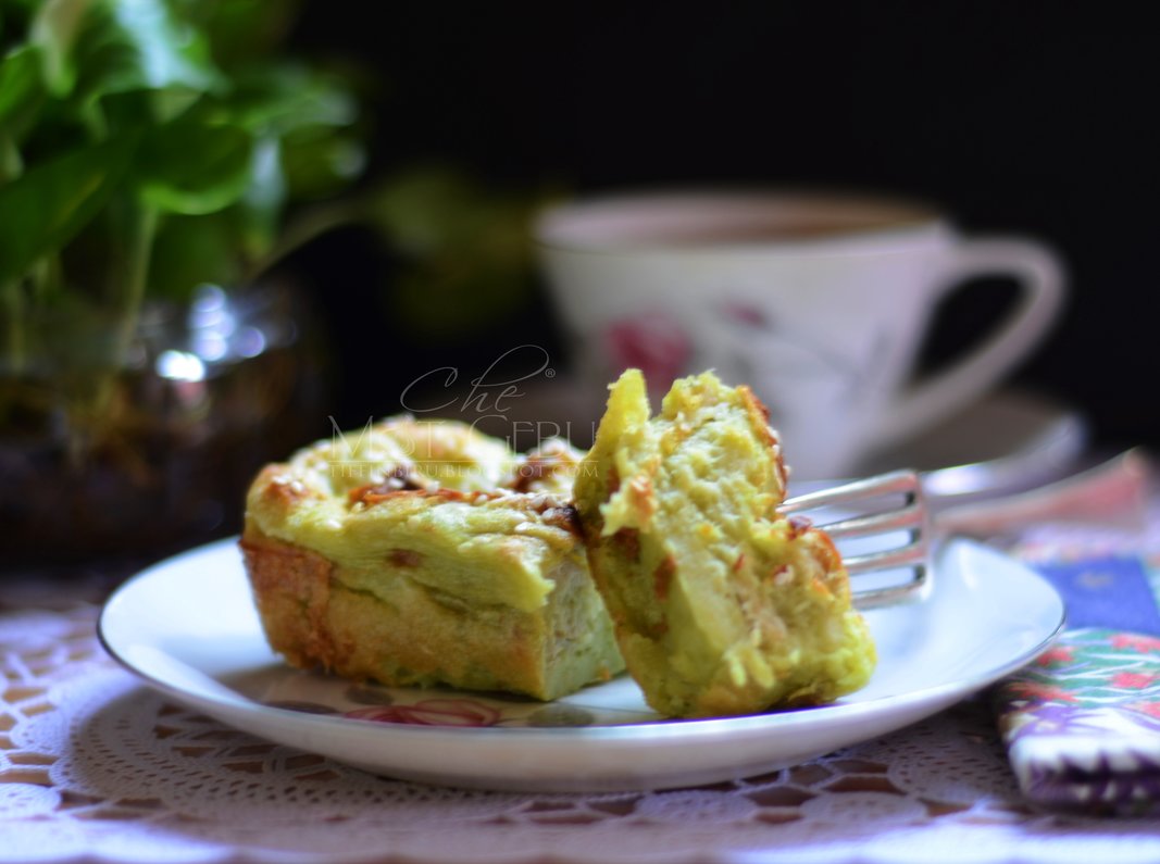 RESIPI BINGKA ROTI PANDAN - Dapur Tanpa Sempadan