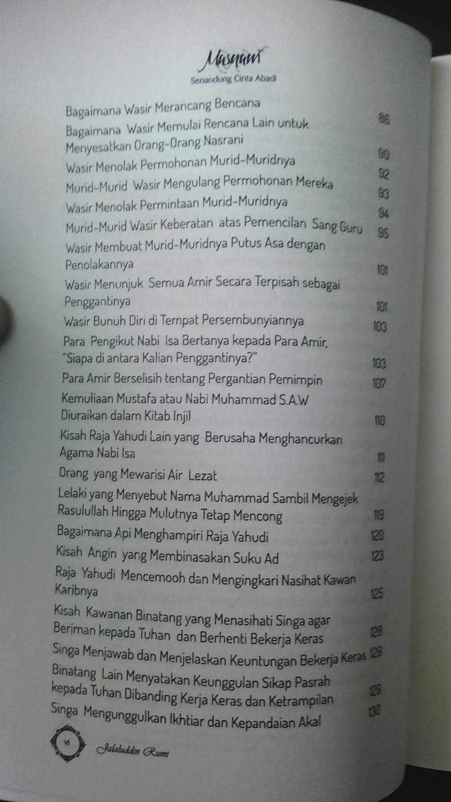 Toko Buku Jagad Ilmu: Masnawi : Senandung Cinta Abadi 