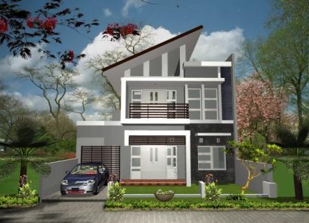  Gambar  Desain Rumah  Minimalis  lantai  dua  terbaru  2022 Anak Blogger