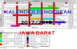 http://soalsiswa.blogspot.com - Kalender Pendidikan 2017/ 2018 Jawa Barat