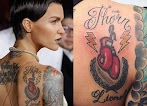 Arm Ruby Rose Tattoos : Ruby Rose tatua 'tabela periódica de cores' nas costas ... : Celebrities, tattooed models, tattooed actresses, tattooed female celebrities, ruby rose's tattoos, tattooed australian female 834 tattoo on ruby rose's bicep/inner elbow, and ruby's dog portrait on her left hand, by isaiah negrete.
