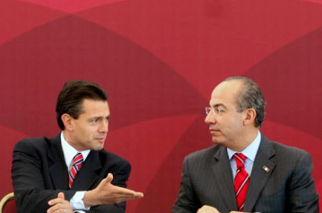 Peña Nieto, Calderón