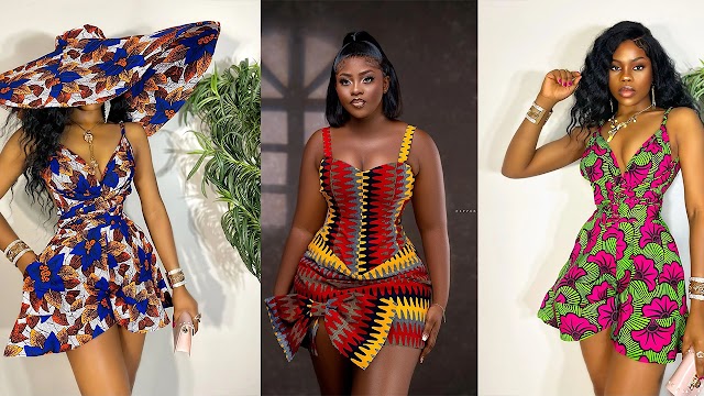 40 Trending Ankara Short Gown Styles 2022 For African Ladies to check out in this season