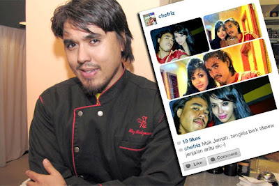 Chef Riz, Akui, Kenal, Mak Jemah, Melalui, Instagram, Artis Malaysia, Hiburan, Malaysia