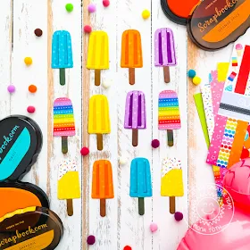 Sunny Studio Stamps: Perfect Popsicles Surprise Party Paper Summer Matching Game by Mona Toth