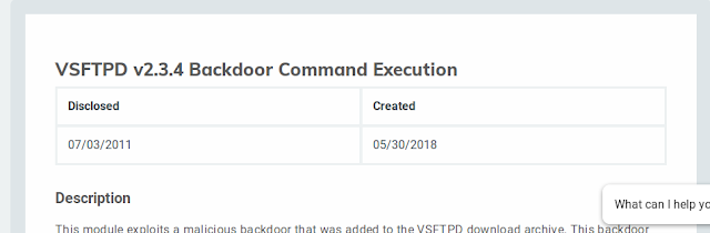 vsftpd exploit