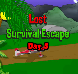 Juegos de aventuras de escape Lost Survival Escape Day 5