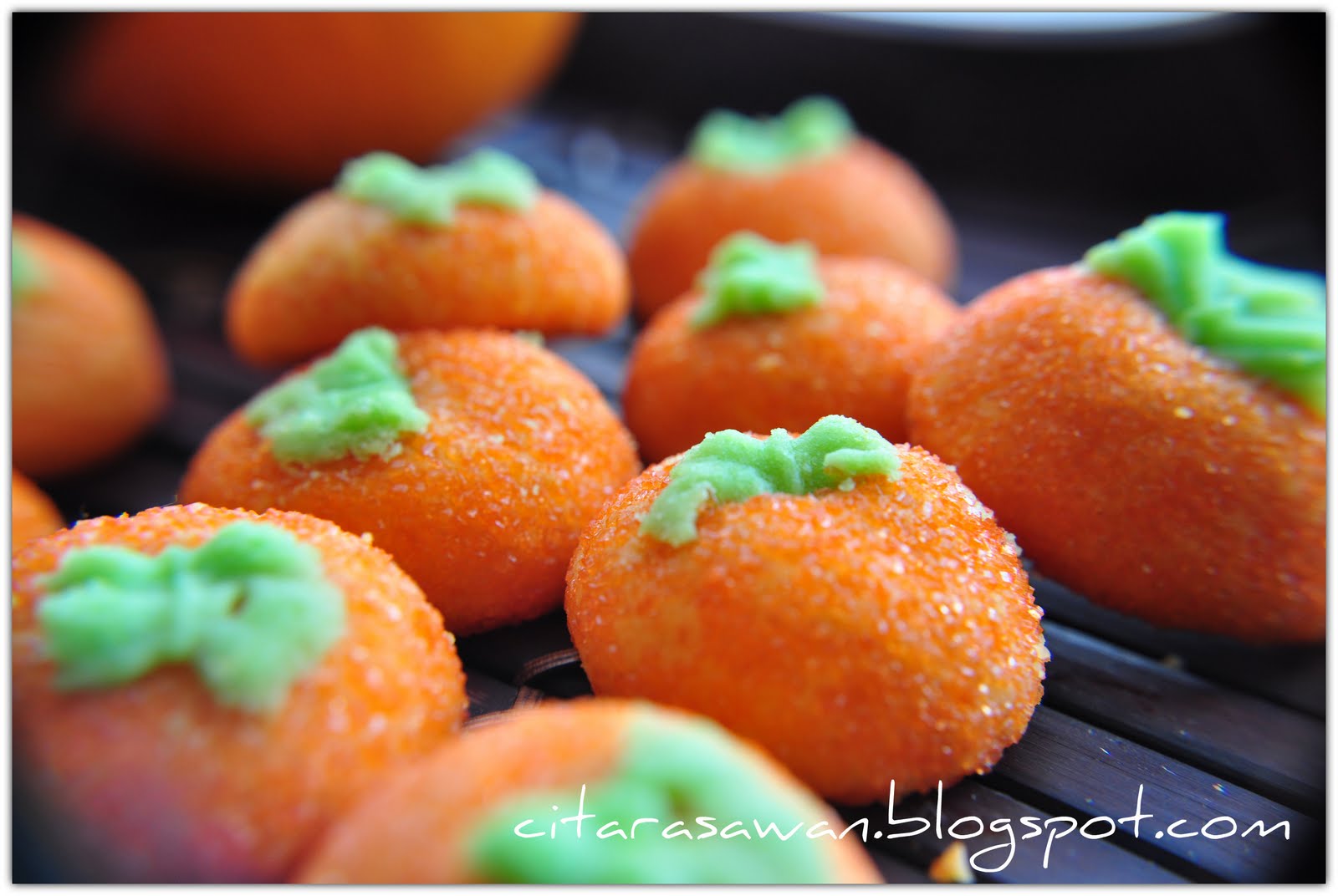 Orange Crystal Cookies / Biskut Oren Kristal ~ Blog Kakwan