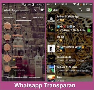 whatsapp transparan versi baru