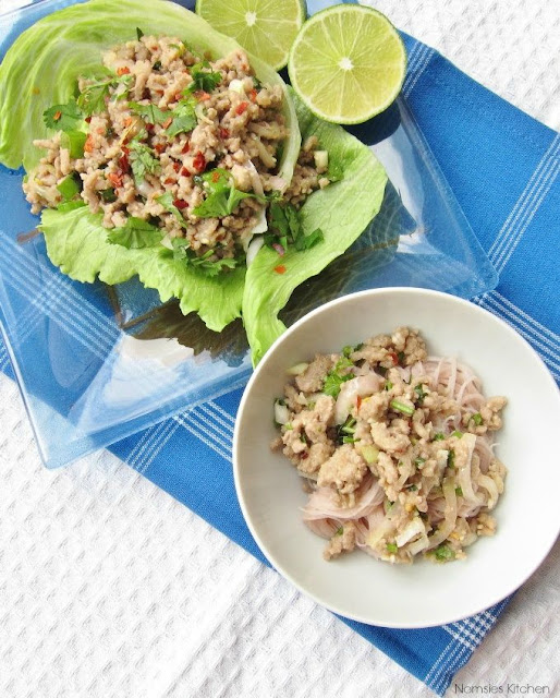 Thai Minced Pork Salad (Larb Moo) Recipe | nomsieskitchen.com