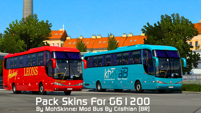 Pack Skins For [Marcopolo Paradiso G6 1200] ETS2 1.43