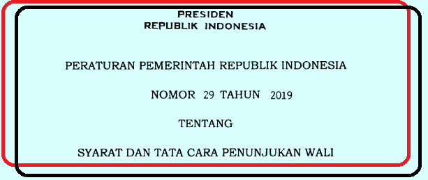  Peraturan Pemerintah – PP Nomor 29 Tahun 2019 