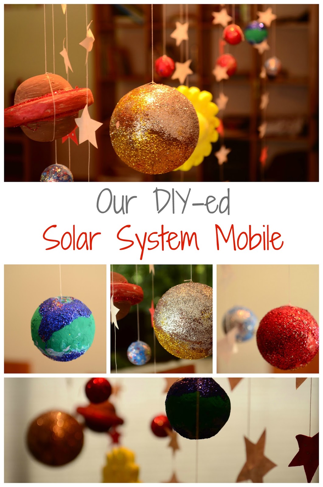 Practical Mom: Our DIY Solar System Mobile