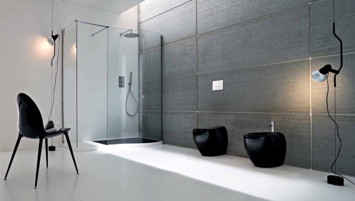 Futuristic Bathroom Design Idea