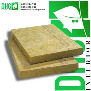 Bông khoáng rockwool tỷ trọng 60kg/m3