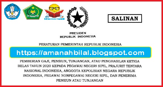 PP Nomor 44 Tahun 2020 Tentang Pengaturan  Pemberian Gaji Ke 13 Dimasa Pandemi Covid 19