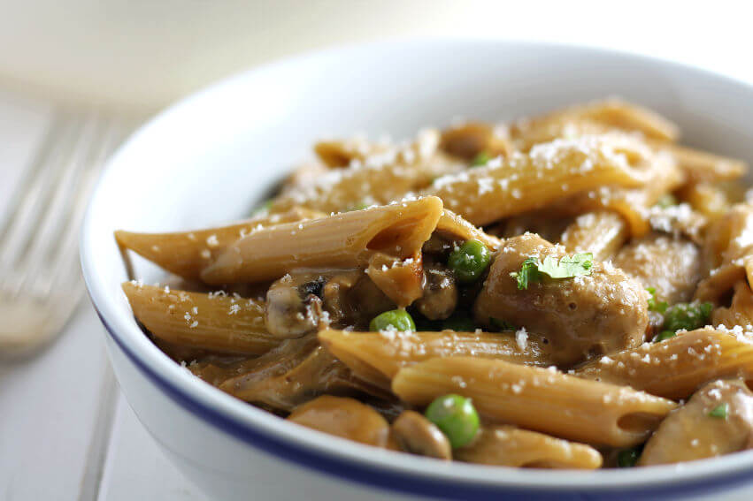 Creamy Sausage and Mushroom Pasta