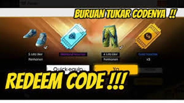 Kode Redeem Free Fire Blognusa