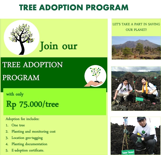 Donasi dan Sponsorship Bali Reforestation Festival