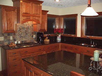 modern cherry kitchen cabinets