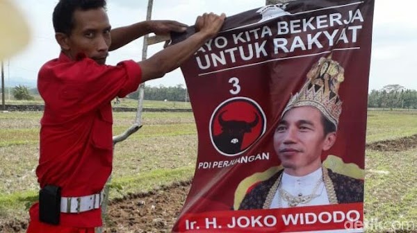 PDIP Kejar Pembuat Atribut Siluman 'Raja Jokowi'