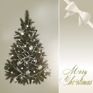 ゴージャスなクリスマス・ツリーとボール gorgeous christmas tree and the ball イラスト素材2