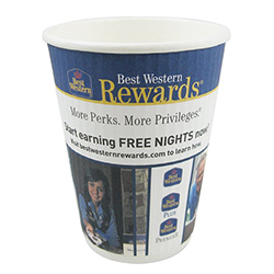 10oz Best Western Wrapped Ripple Cups