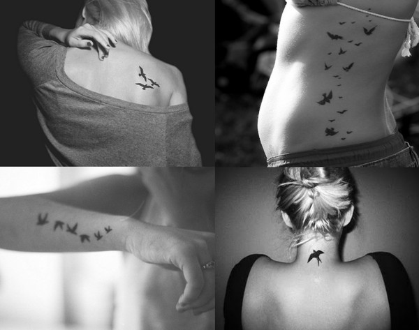 simple bird tattoos