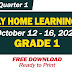 Grade 1 Weekly Home Learning Plan (WHLP) WEEK 2: Quarter 1