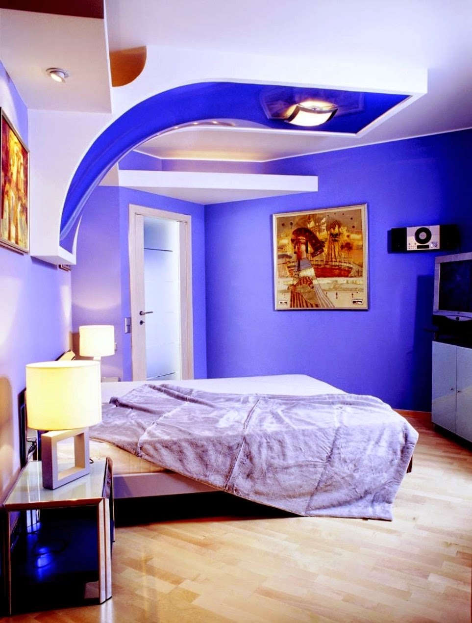 Interior Home Painting Tips Design Interior Home Painting Ideas For Minimalis Bedroom Blue Concept