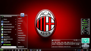 THEME WINDOWS 7 AC MILAN GLASS